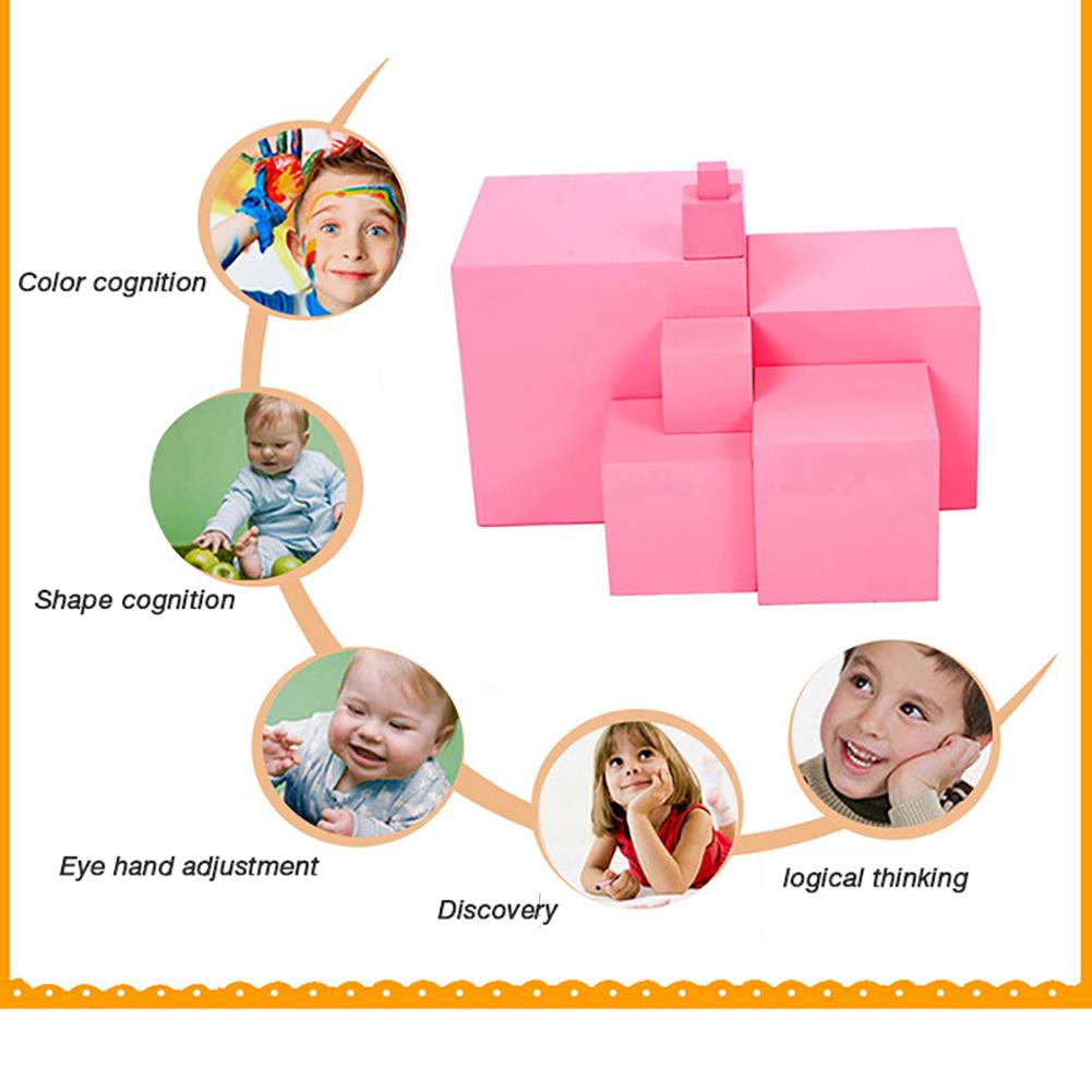 Kid Cute Stacking Early Educational Building Blocks Children Wooden Toy