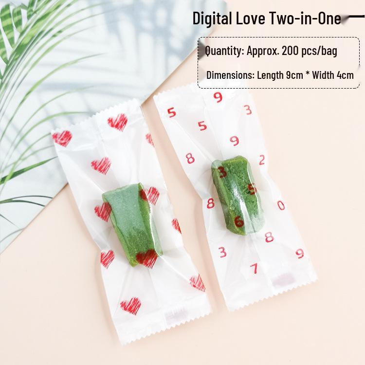 Nougat Candy Packaging Bag with Machine-Sealed Candy Paper