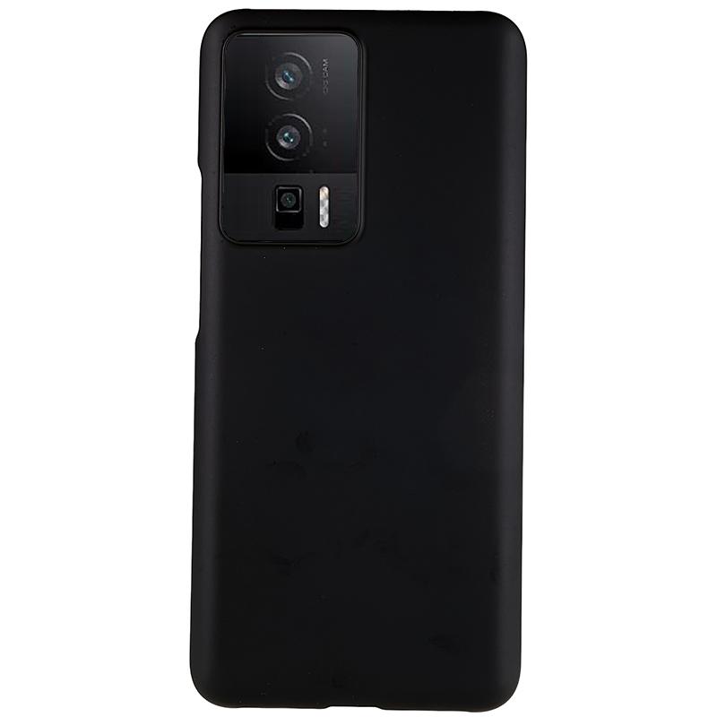 

For Xiaomi Poco F5 Pro 5G/Redmi K60 Pro 5G/K60 5G Hard PC Phone Case Rubberized Non-Slip Cover Black
