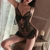 Original Erotic Underwear, Sexy Pure Desire Butterfly Tie Jumpsuit, Women's pajamas, Hot Open Uniform 8933