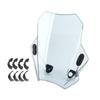 Universal Motorcycle Adjustable Wind Screen Windshield 22MM 25MM 28MM Handlebar