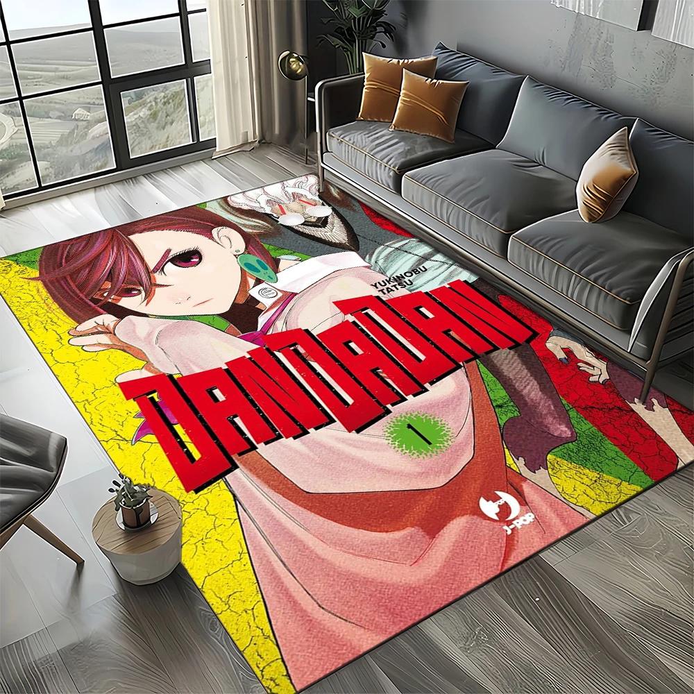 2025 New Style DAN DA DAN Anime Cartoon Carpet Rug for Living Room Bedroom Home Sofa Decoration,Kid Play Non-slip Floor Mat Gift