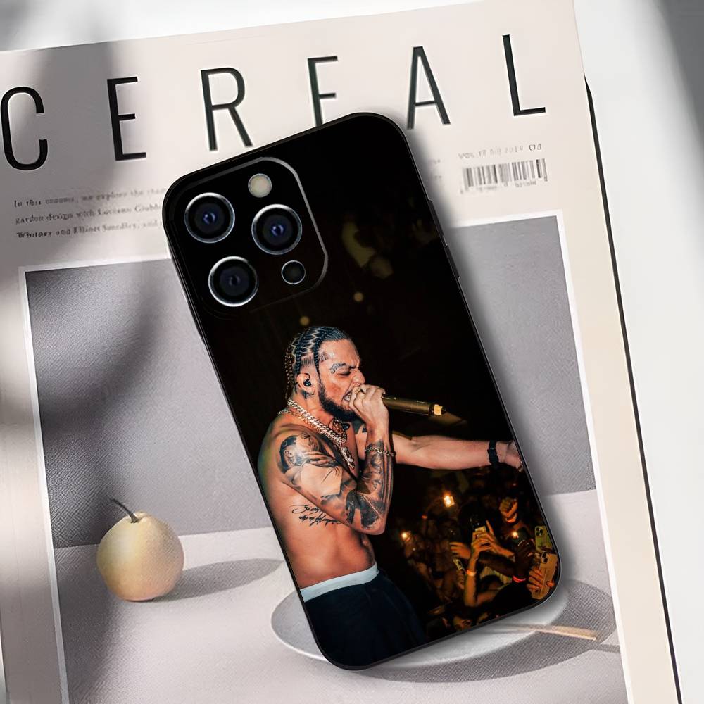 J-JC R-REYES Tour 2025 Phone Case For iPhone 17,16,15,14,13,12,11 Plus,Pro Max,XS,Soft Silicone Black Cover