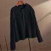 2025 Thick Heavy Gauge Wool Cardigan for Women - Fine Knit Autumn/Winter Sweater Coat