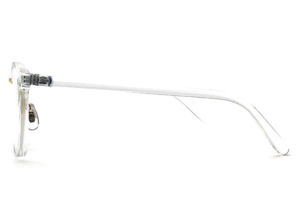 [SPEED ADDICT] GOLD BRIDGE BOSTON SUNGLASSES (Gold Bridge Boston Sunglasses) CLEAR × CLEAR