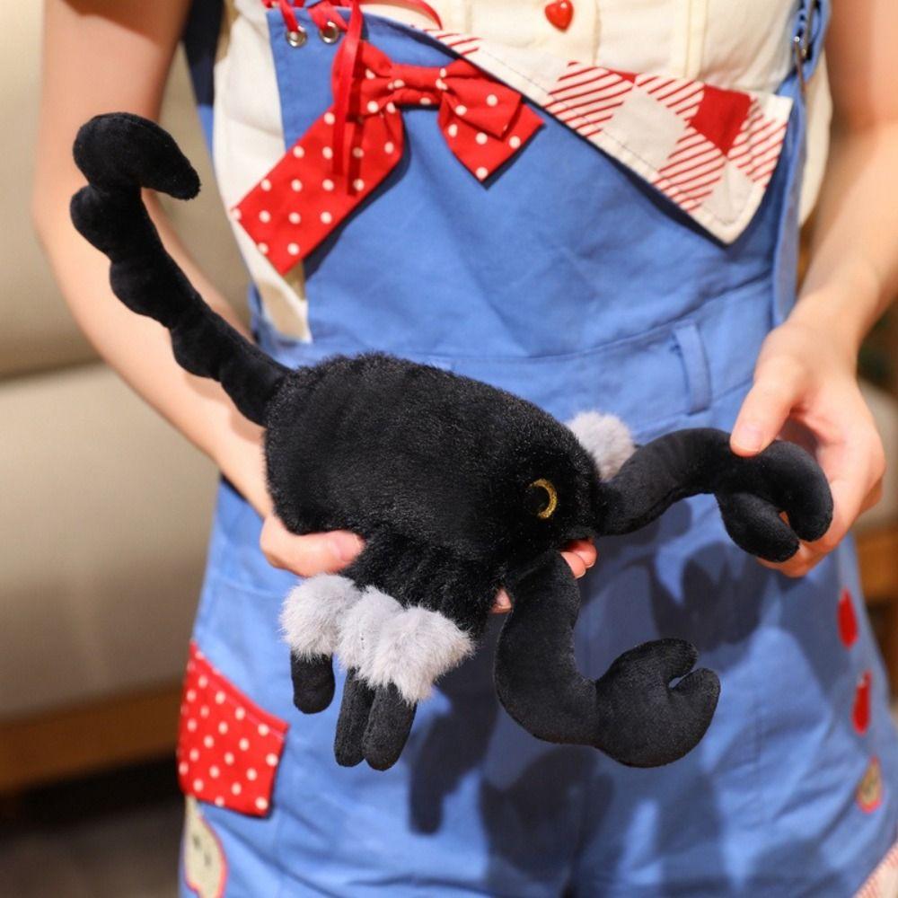 Soft Plush Scorpion Plush Toy Prone Position Insect Animal Toy Halloween Gift