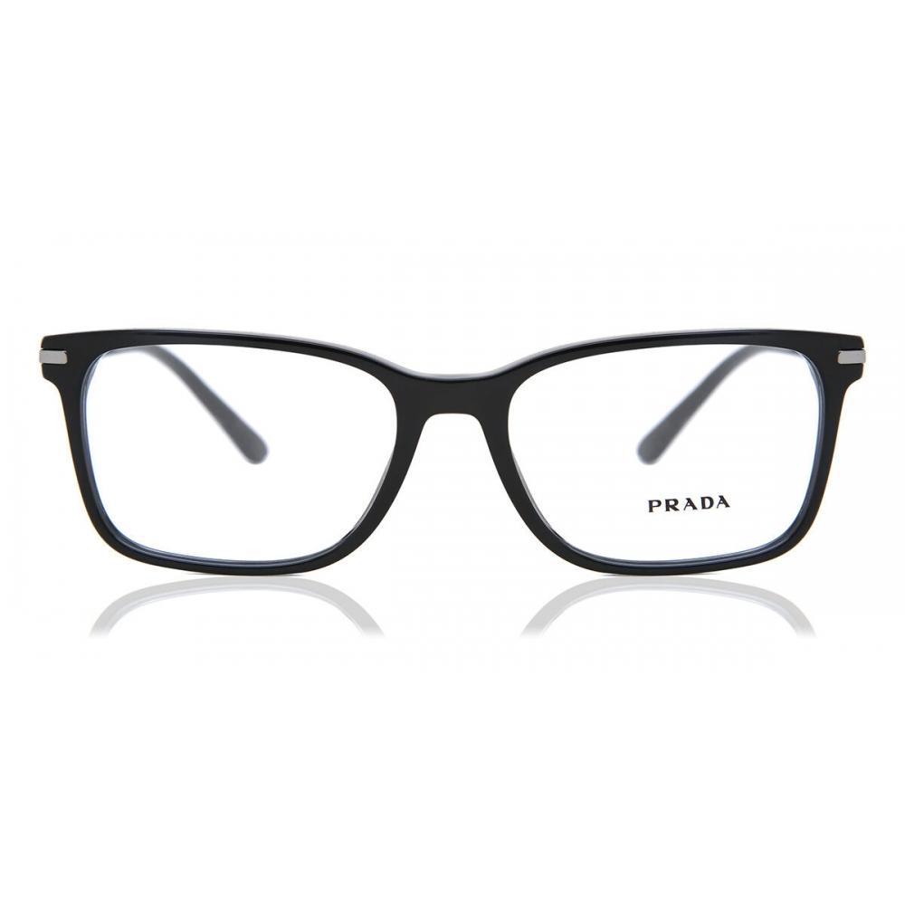 

Prada Pr 14wv 1ab1o1 Men Eyeglasses Shiny Black/56