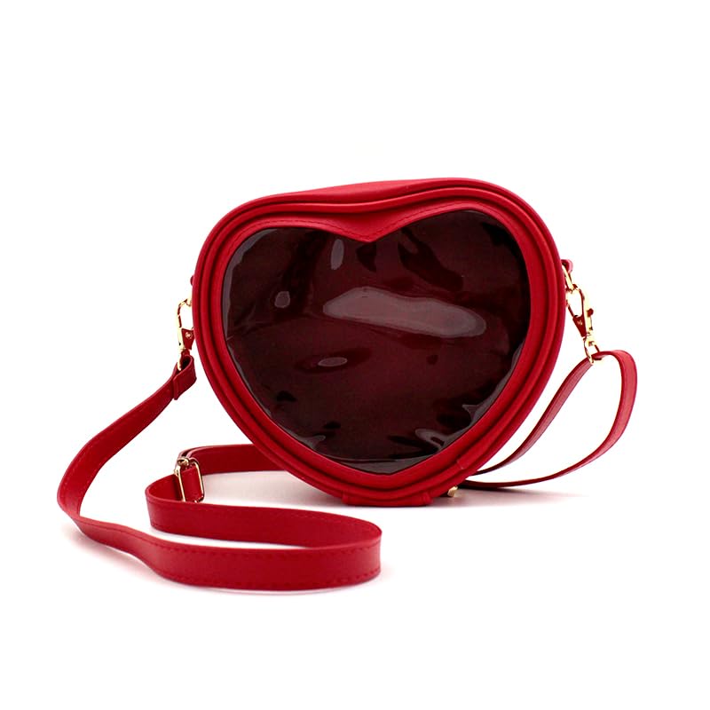 CONC CO403 Plush Shoulder Bag Heart Red nui.