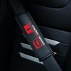LUMIMAN TRD Emblem Seat Belt Covers, Seat Belt Pads, and Seat Belt Shoulders, Cowhide Leather, Set of 2 (TRD) [Parallel Import]