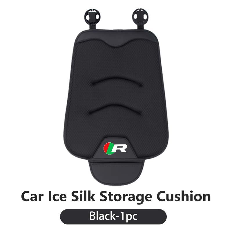 For Jaguar Car Ice Silk Seat Storage Seat Cushion Organizer Bag Seat Breathable Non-slip Pad XK S-Type F-Type X-Type F-Pace NN55