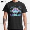 Team Mermaid Classic Tshirt Teachershirt High Quality Cute Elegant Lovely Kawaii Cartoon Sweet Harajuku Cotton Tshirt Xs5xl