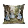 Easter Spring Bunny Cushions Pillowcase Polyester Cushion Cover Throw Pillow Pillowcover Home Car Sofa Decor