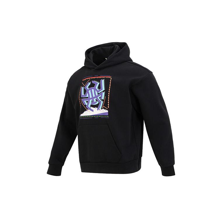 adidas Sweatshirts Men's Black Hooded Moderate Regular IB9396