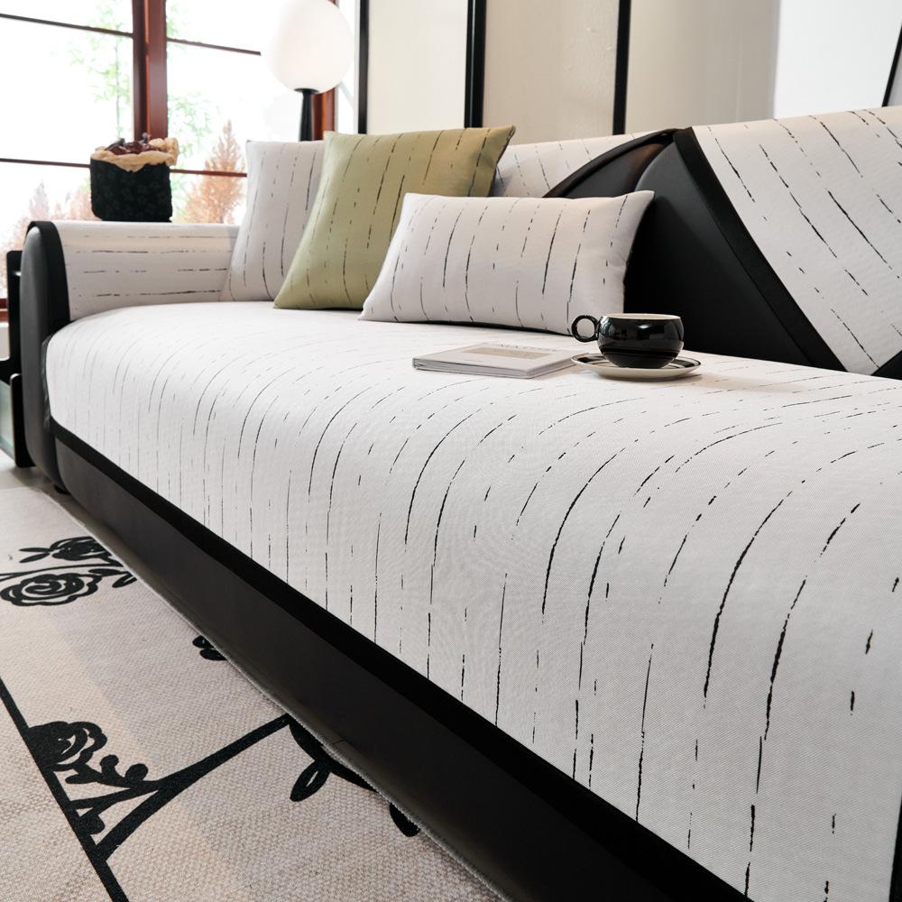 

Летняя подушка для дивана Ice Silk, дышащая, нескользящая, прямой ряд, чехол для дивана, тканевое полотенце для спинки дивана 70*70cm