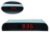 Solar Powered Car Digital Clock, LED LCD Display with Time Date Thermometer, Auto Dashboard Decor