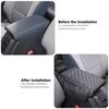 Black Leather Central Armrest Box Mats Pad Liner Cover For -25 Ford Bronco