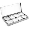 304 Stainless Steel Square Food Sample Retention Box Set