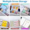 New 4/6/8-Pack Adjustable Drawer Organizers, Clear Expandable Dresser Organizers For Storing Clothes Kitchen Utensils