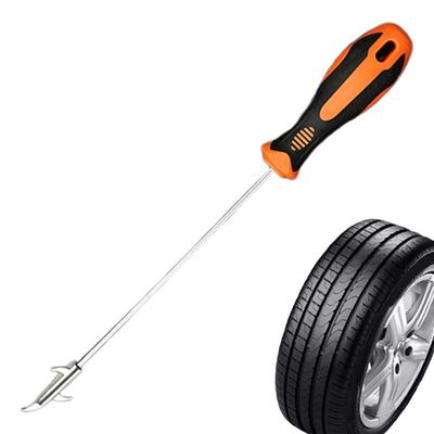 Extractor de Piedras de Neumático de Coche Herramienta de Limpieza de Grava de Neumático Herramienta Multifuncional de Limpieza de Grava de Neumático Herramienta para Surcos de Neumático de Vehículo Neumático de Coche