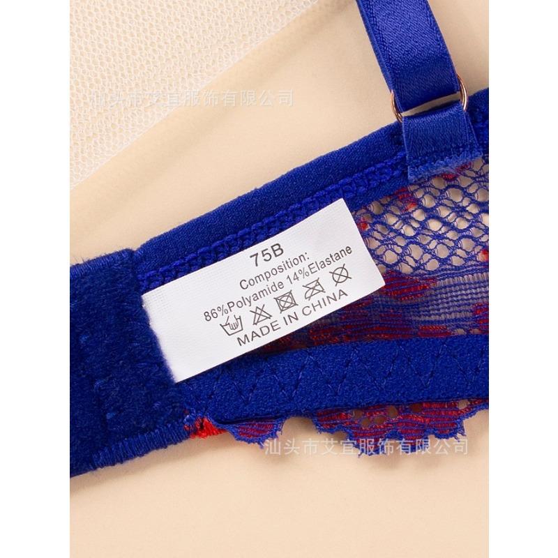 Sutien Push-Up cu Balene, Stil Francez, din Dantelă, pentru Femei