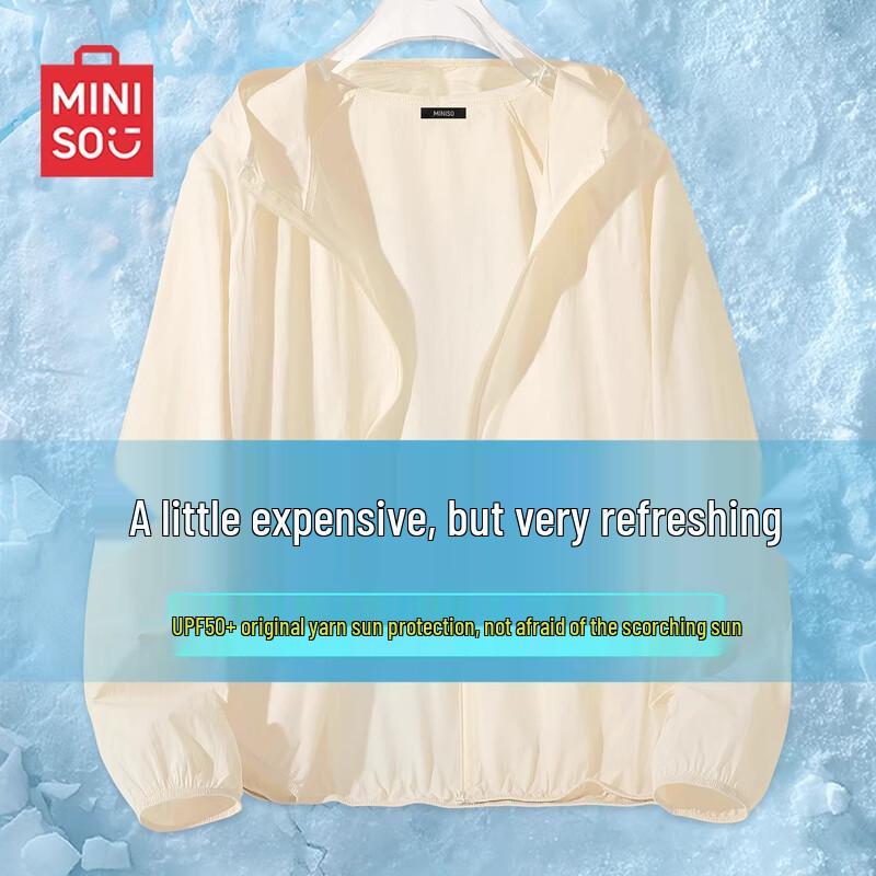 MINISO Women s UPF50+ Hooded Sun Protection Jacket L