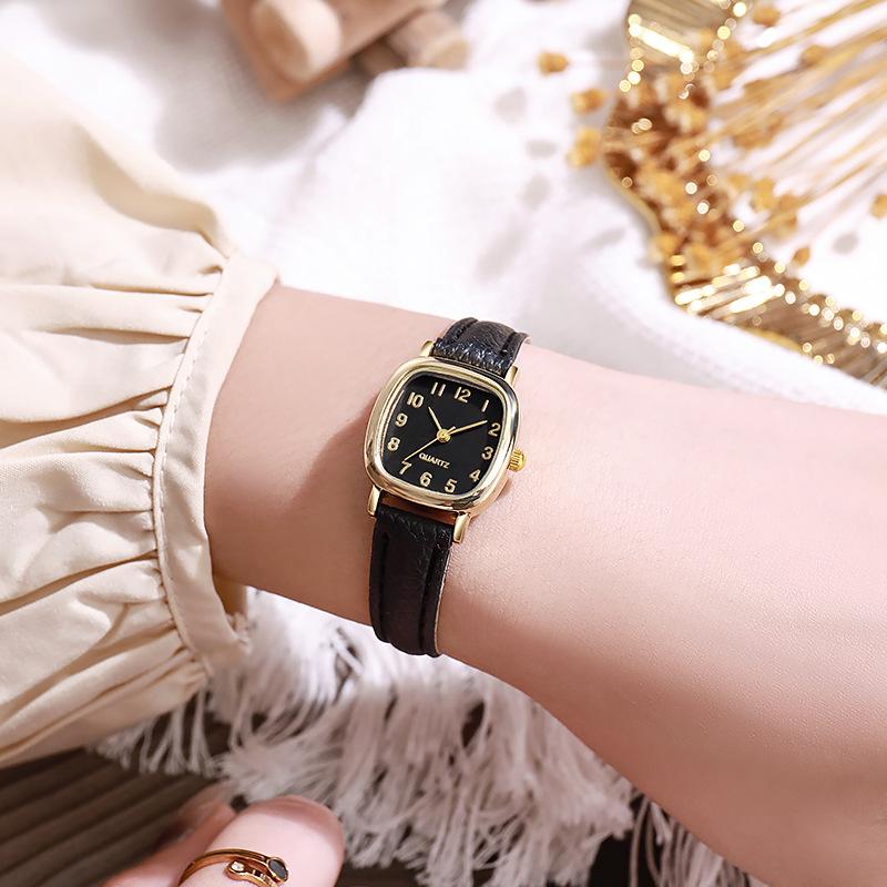 New Square Minimalist Women Small Dial Student Fashion Watches Vintage Luxury Belt Business Quartz Wristwatch Relogio Feminino