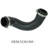 For Volvo XC90 2.5T Front Upper Turbocharger Intercooler To Pipe Hose 31261369 2003 2004 2005 2006