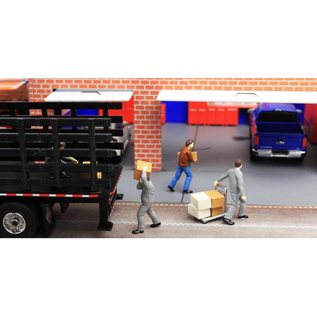 People Figures 1:64 Scale Model Painted Miniatures Set