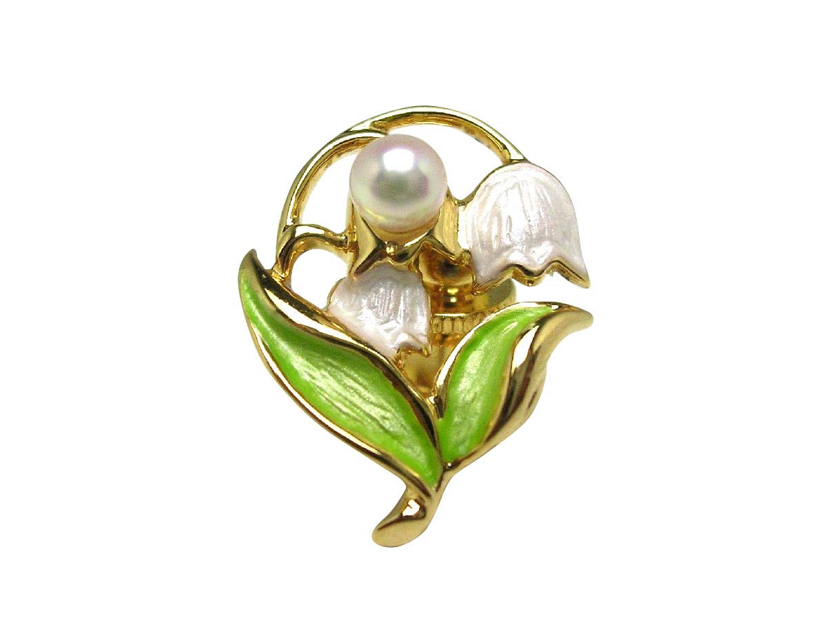 

Isowa Pearl Перли Акойя Крихітна шпилька Білий Рожевий Конвалія Латунь 55421 Перлина 4-5мм