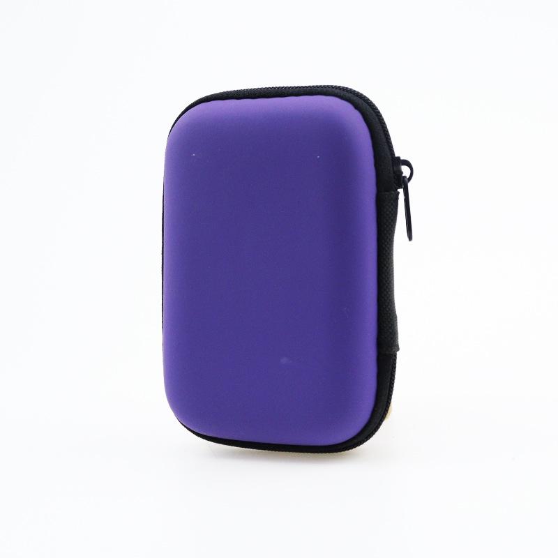 EVA Earphone & Cable Organizer with Mesh Pocket for Camera & Charger