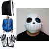 Stilvolles Spiel Undertale Sans Cosplay Kostüm Hoodie Set mit Handschuhen und Strümpfen