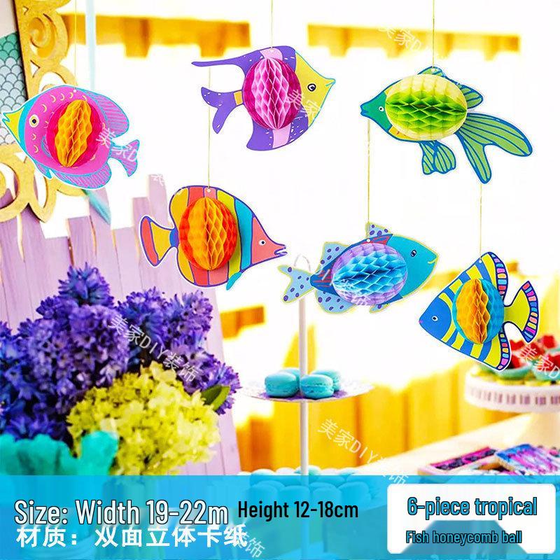 Ocean-Themed Jellyfish Hanging Decorations for Kindergarten Summer & Back-to-School