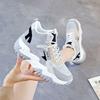 2025 autumn new Korean version of dad and girls shoes ins tide lace-up platform student sports and leisure shoes increase