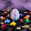 1 Set Örümcek Yumurta Kapsülü 10 Fidget Örümcek Oyuncaklı 3D Baskılı Hareketli Eklemli Mini Eklemeli Örümcek Model Cadılar Bayramı Partisi Dekorasyonu Hediye