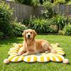 Double-Sided Ice Silk Pet Bed Wear-Resistant Dog Sleeping Mat Cute Pet Cooling Mat  Hot Weather