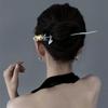 Retro Flower Japanese Elegant Korean Style Hair Fork Rose Hair Stick Women Hairpin Headwear