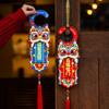 1 Pair Traditional New Year Lucky Pendant Spring Festival Door Ornament  for Home Shopping Mall