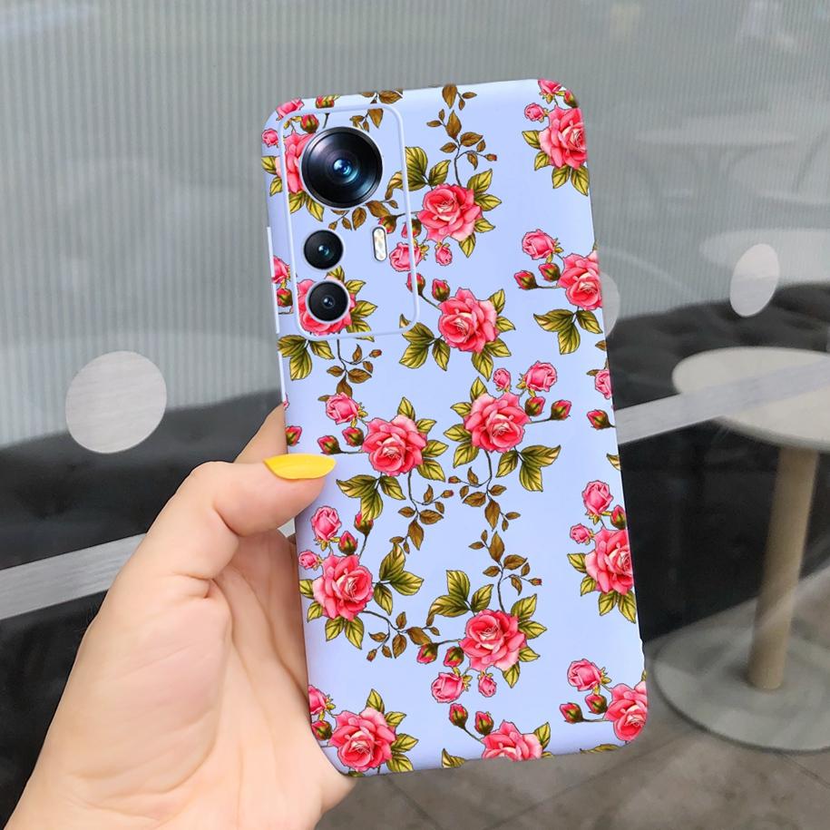 For Xiaomi 12T Pro Case 2022 Cute Sunflower Pretty Girls Cover Silicone Soft Phone Case For Xiaomi Mi12T Mi 12T Pro Cover Bumper