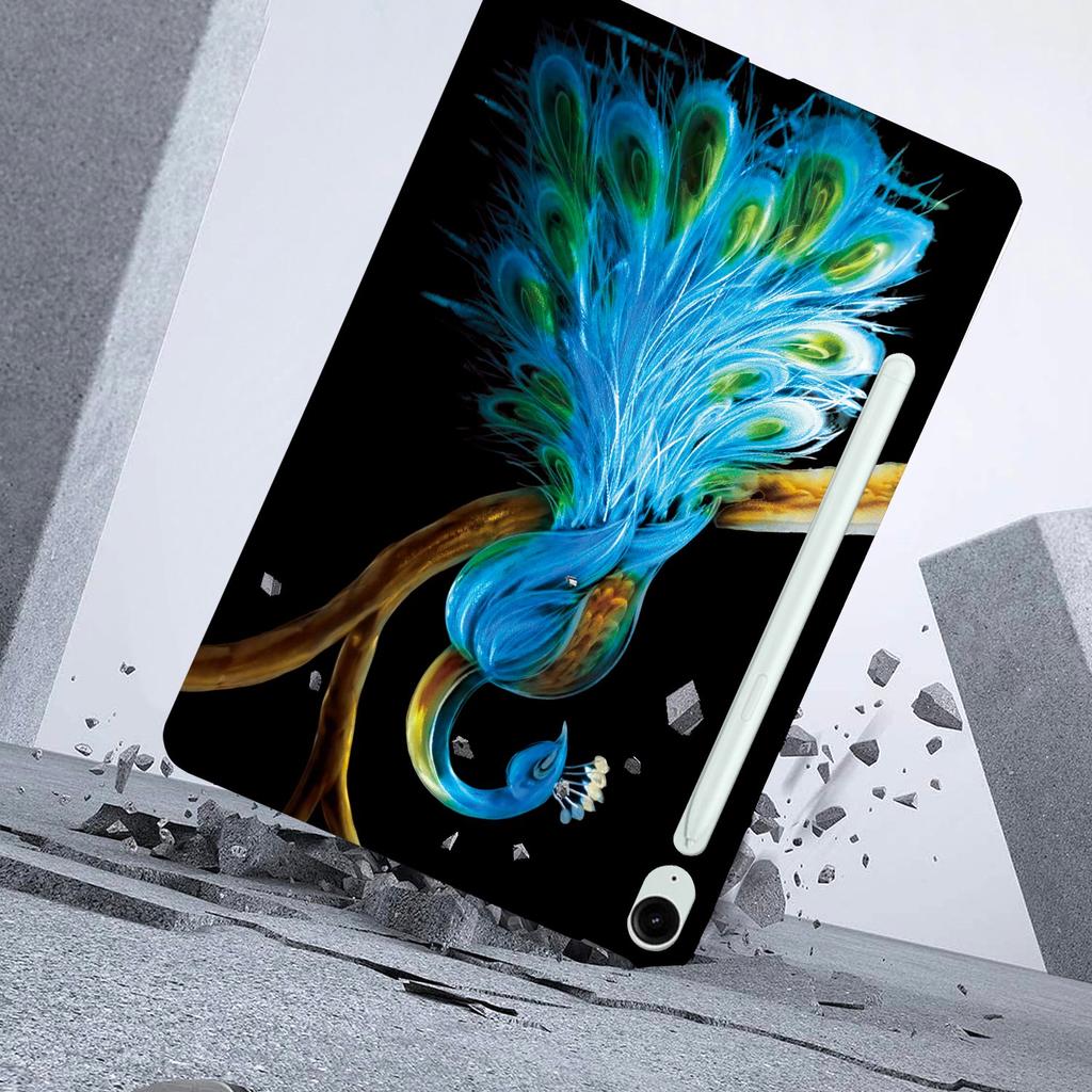 Für Samsung Galaxy Tab S10 FE+ Hülle Musterdruck Schlank Weich TPU Tablet-Hülle