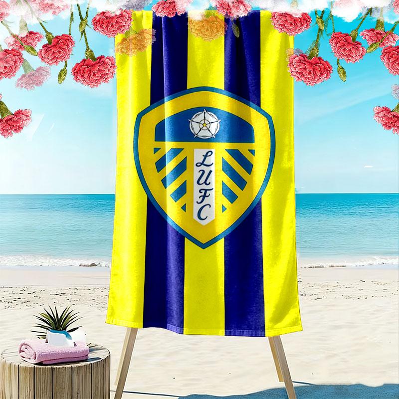 Leeds logo Beach Towel, Large Soft Quick Dry Towel for Beach Camping Swimming