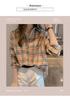 Summer new retro Hong Kong style plaid shirt women's thin loose medium and long shirt sunscreen shirt jacket top trendy