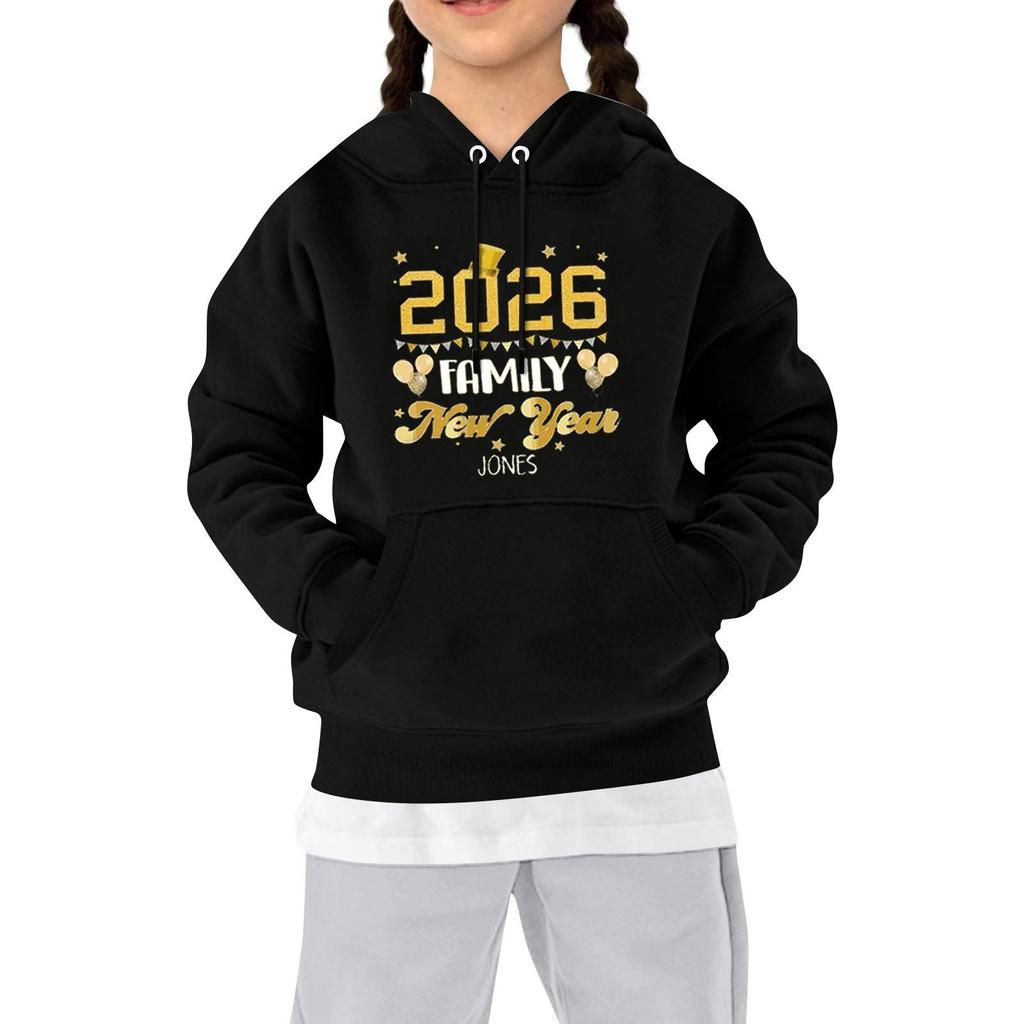 Sweatshirts For Teen Girls Hoodies Long Sleeve Drawstring Pullover Cute Printed Oversized Hoodie Christmas