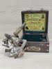 Nautical Brass Sextant with Telescope - Antique Maritime Navigation Instrument