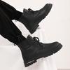 New Fashion Autumn And Winter Men's High Top Martin Boots Students Male Boys Trending Soft Sole Work Shoes Labor Protection Martin Sneakers