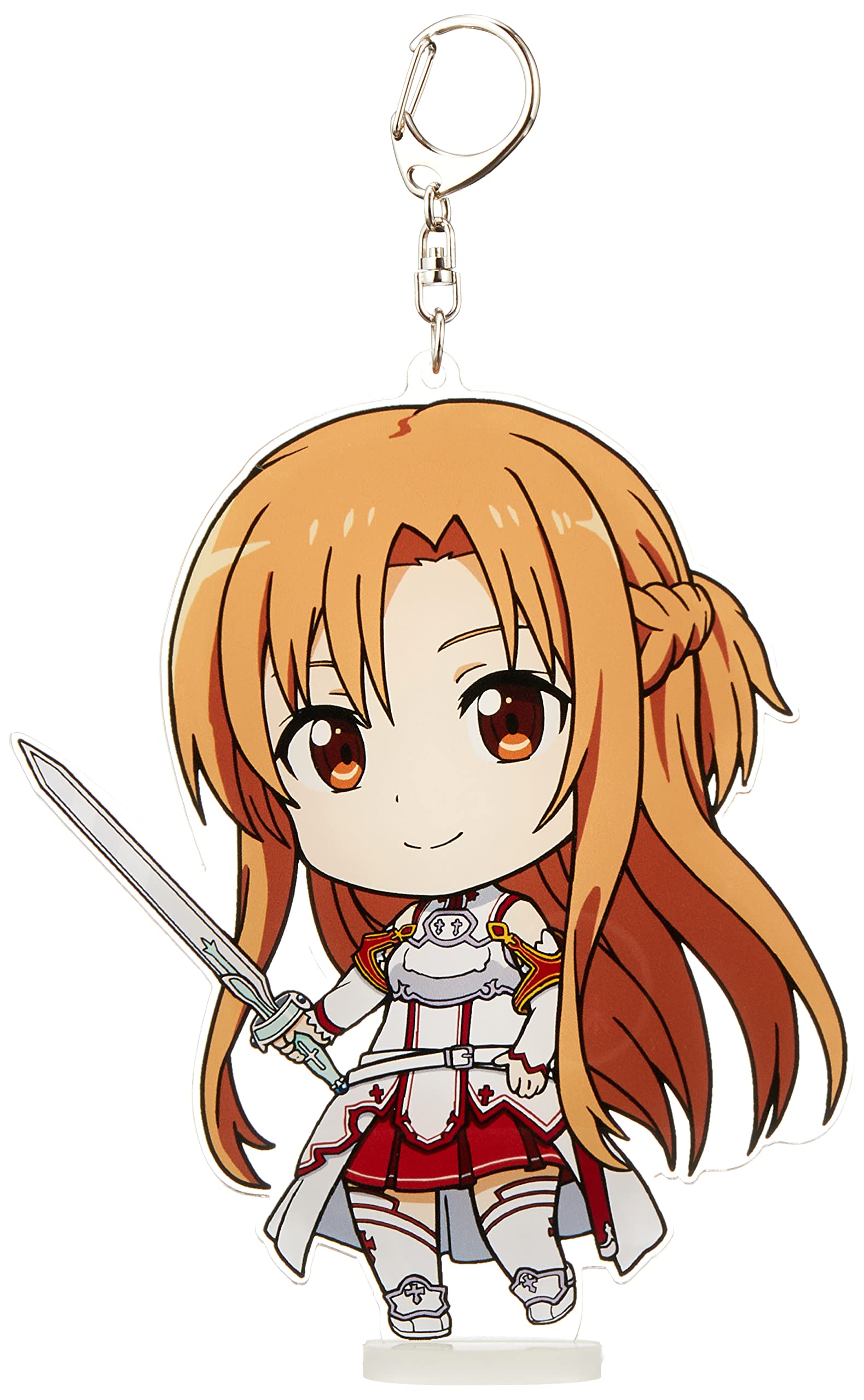 

Sword Art Online DekaPuniKore! Keychain (with stand) Asuna [Aincrad]