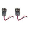 Hlsicna 2X High Level Speaker Signal To Low Level RCA Adapter Car Audio High To Low Subwoofer Audio Converter