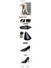 Genuine Soft Leather Pointed Toe Stiletto Heels - Comfortable Work & Etiquette Shoes for Spring/Autumn