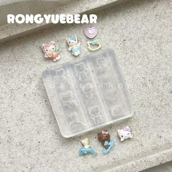 Высокогибкая носимая силиконовая форма для нейл-арта