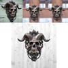 Stylish American Resin Skull Ram Head Wall Decor Unique Synthetic Resin Craft