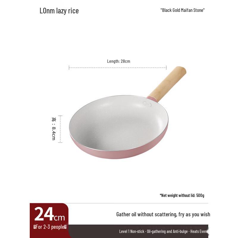 Lanmi Non-stick Flat Frying Pan, 28cm